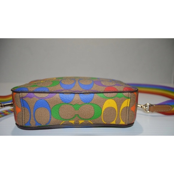 Coach Rainbow Mini Camera Crossbody Bag - Picture 6 of 8